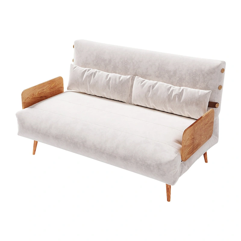 JASIWAY 59.1 Modern Upholstered Sofa Bed