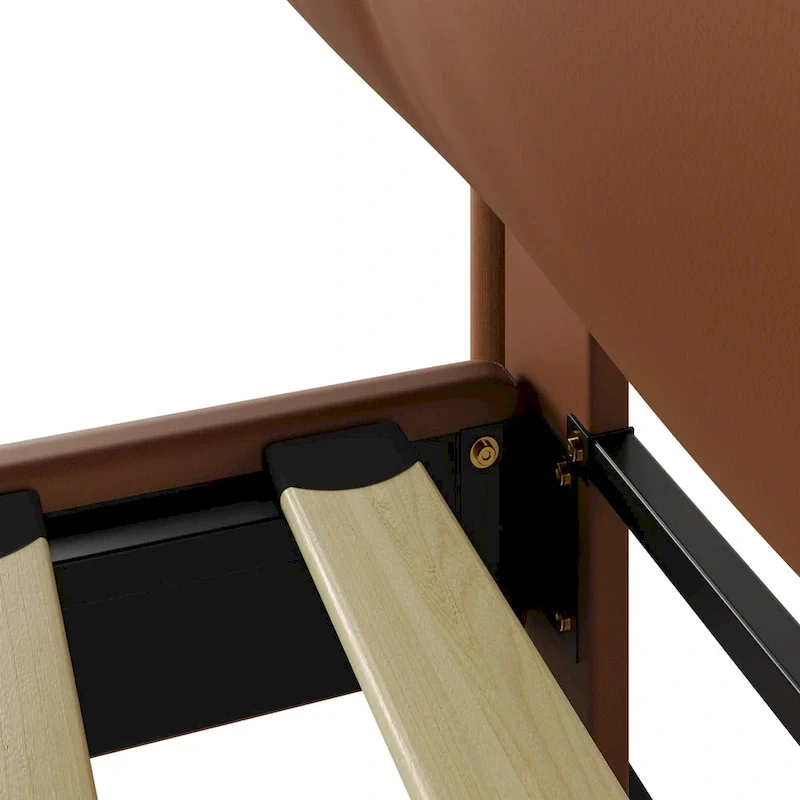 Luxury Upholstered PU Leather Bed