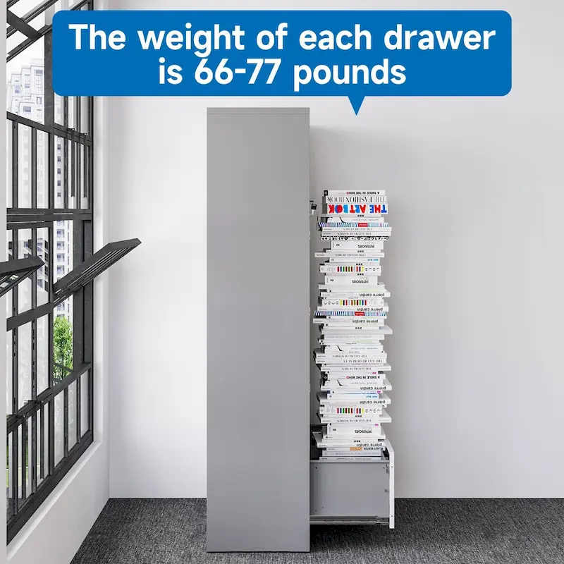 Steel Lateral File Cabinet with Lock