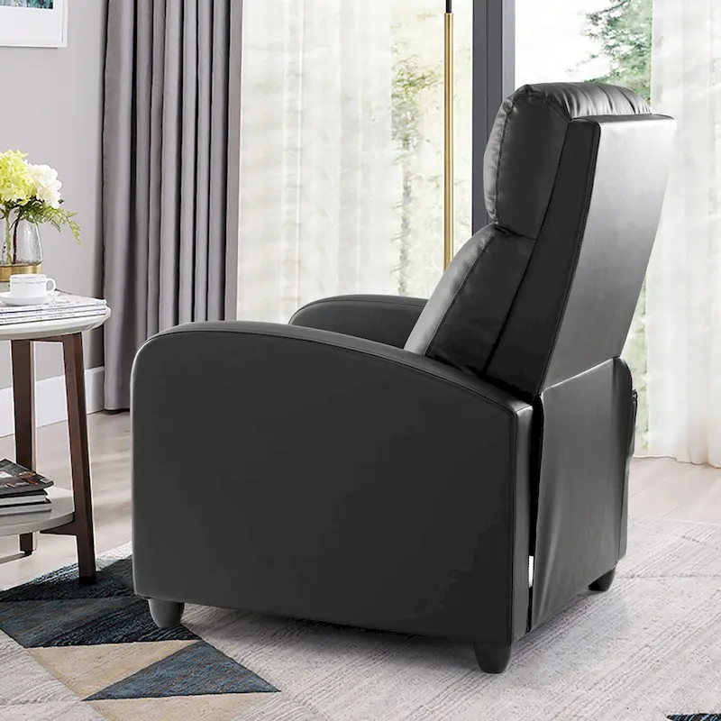 Massage Recliner Push Back Reclining Chair Home Theater Recliner Armchair