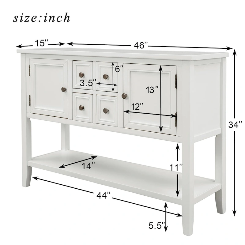 Cambridge Series Buffet Sideboard Console Table