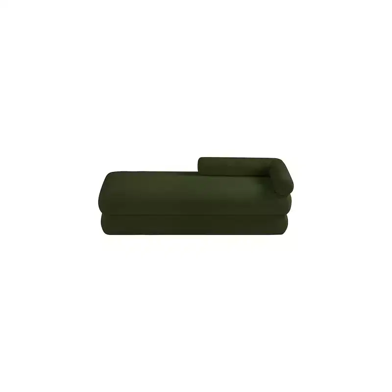 Meridian Furniture,Kennedy Faux Shearling Teddy Fabric Bench