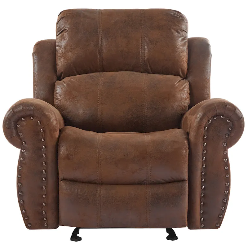 Charlie Bonded Leather Glider Recliner by Christopher Knight Home