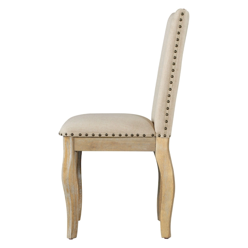 5-Piece Dining Set with Round Extendable Dining Table and Chairs