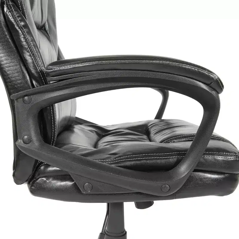 Faux Leather Managers Chair with Padded Arms - OSP Home Furnishings