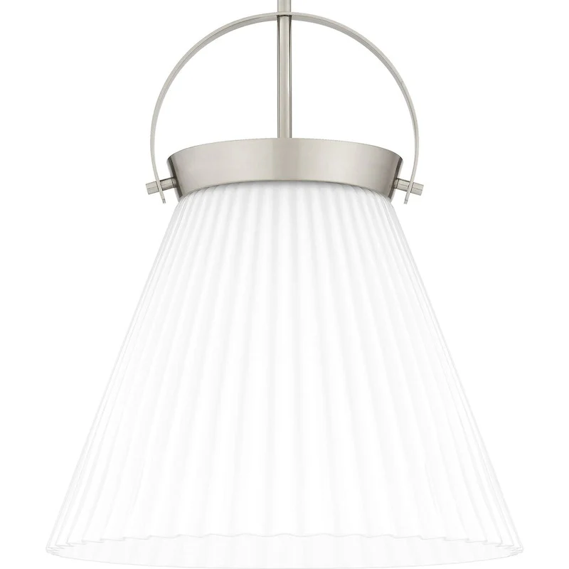 Thibault 1-Light Brushed Nickel Pendant Light