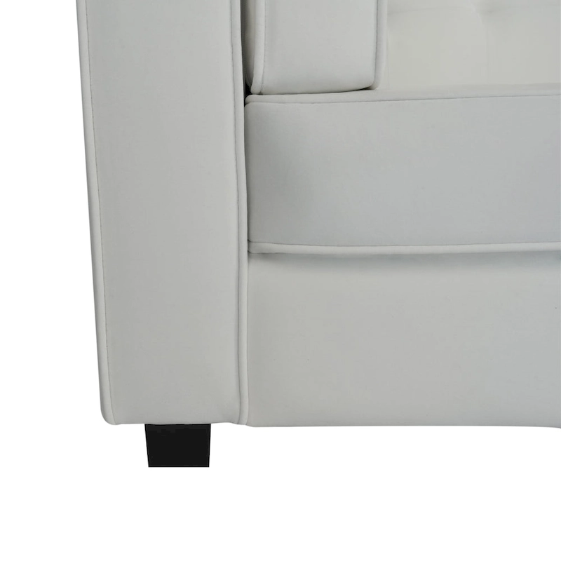 Viola Velvet Cushion 3-Seater Sofa Couch by Christopher Knight Home