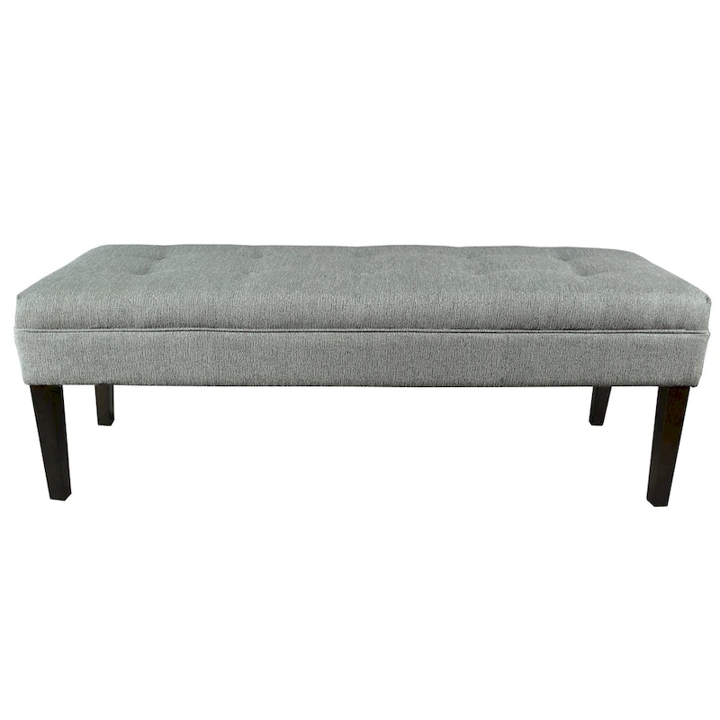 Kaya Button Tufted Upholstered Long Bench