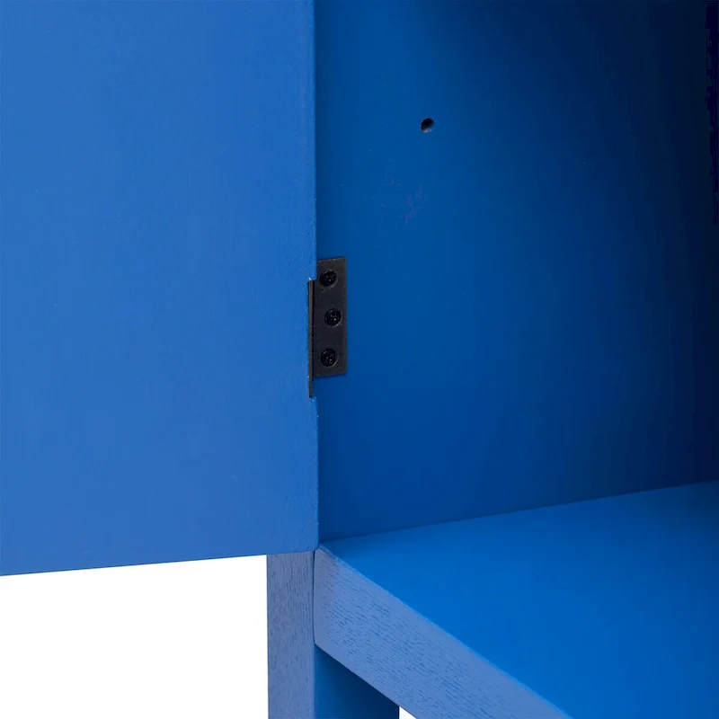 Ash Veneer 60 Sideboard Cabinet with Adjustable Shelves