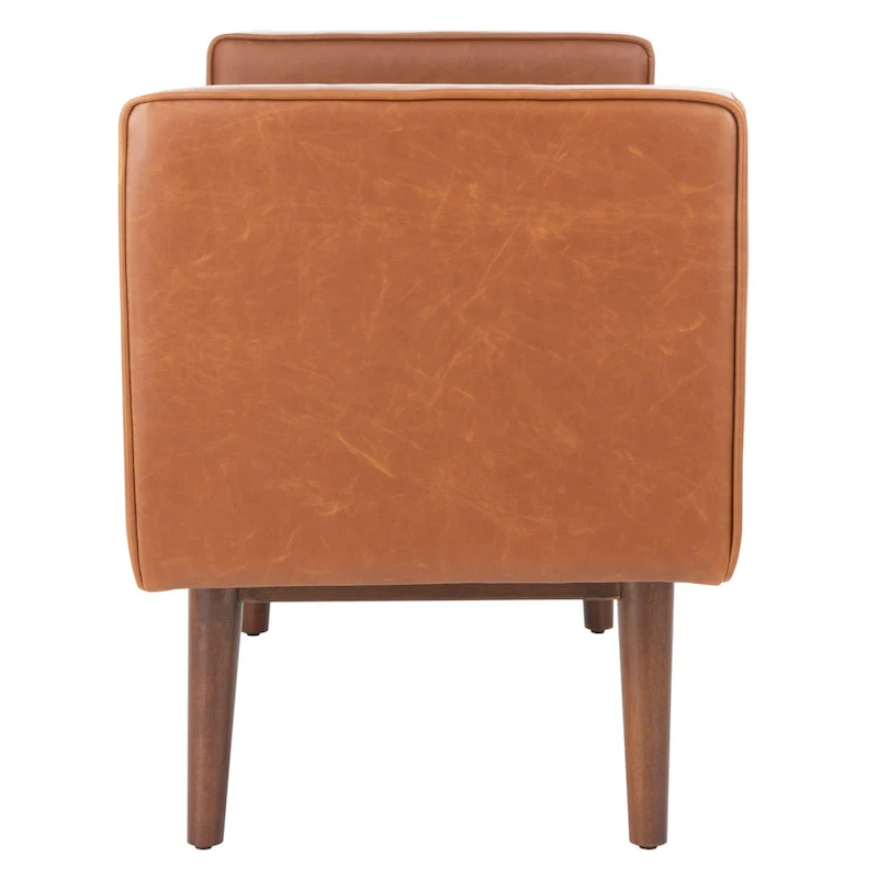 SAFAVIEH Rosalee Mid-Century Modern 25-inch Bench - 49 W x 18 L x 25 H - 49Wx18Dx25H