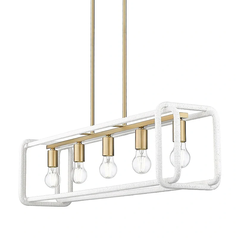 Camden 41.125  Wide 5-Light Linear Pendant