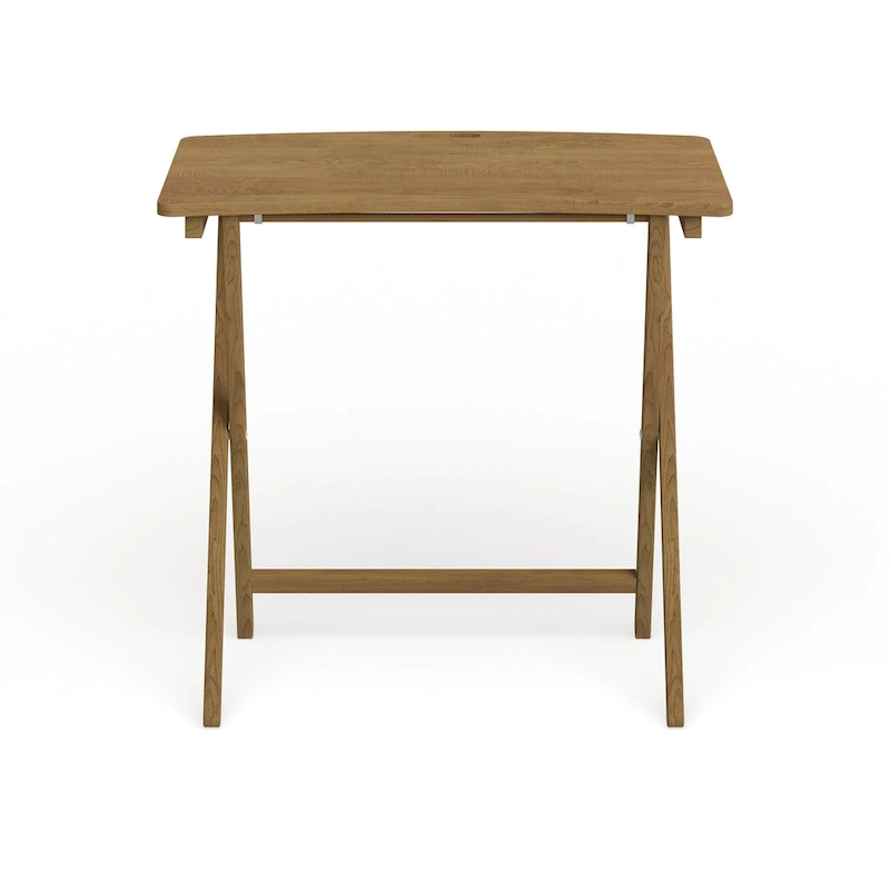 Copper Grove Goosefoot Folding TV Tray Table with Solid Hardwood