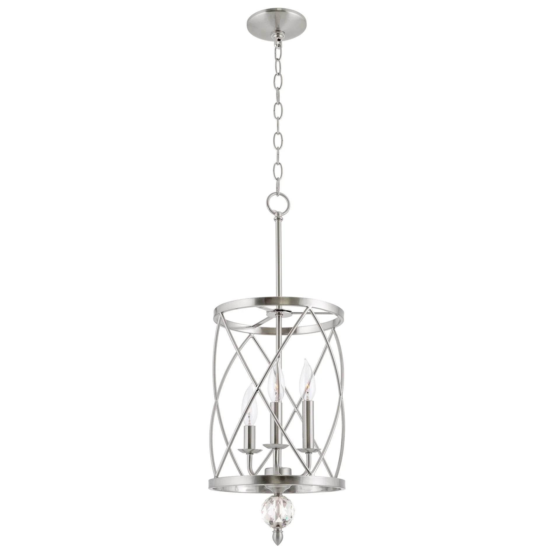 Eleanor 27 3-Light Modern Foyer Light Pendant Chandelier