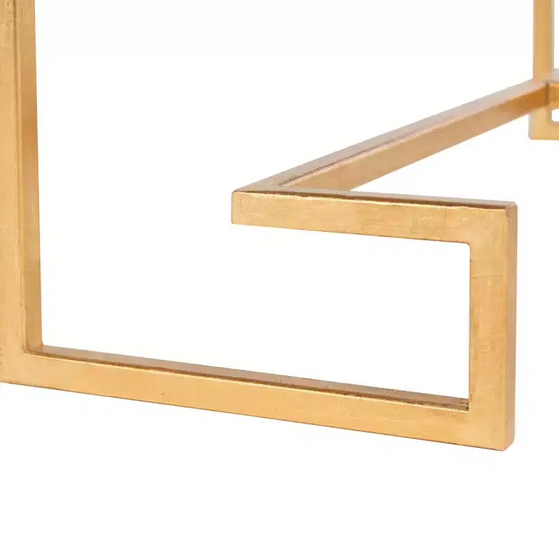 Burton Coffee Table - FOX2582A - Gold/Clear - Safavieh Couture
