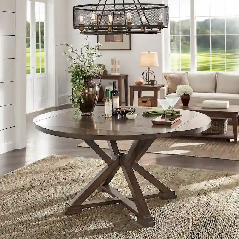 Garrison Espresso Convertible Dining Table by iNSPIRE Q Modern