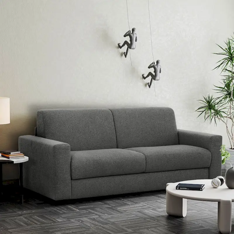 Stearns & Foster Giotto 78 in. Full Sleeper Sofa with Memory Foam Mattress