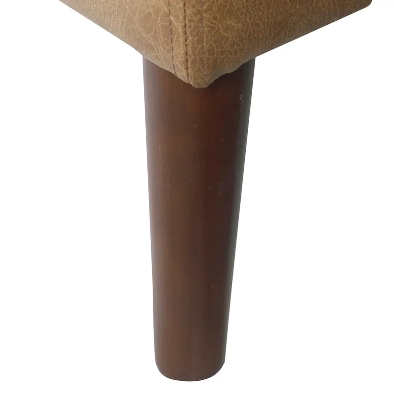 HomePop Tufted Coffee Table Ottoman - Full Leather