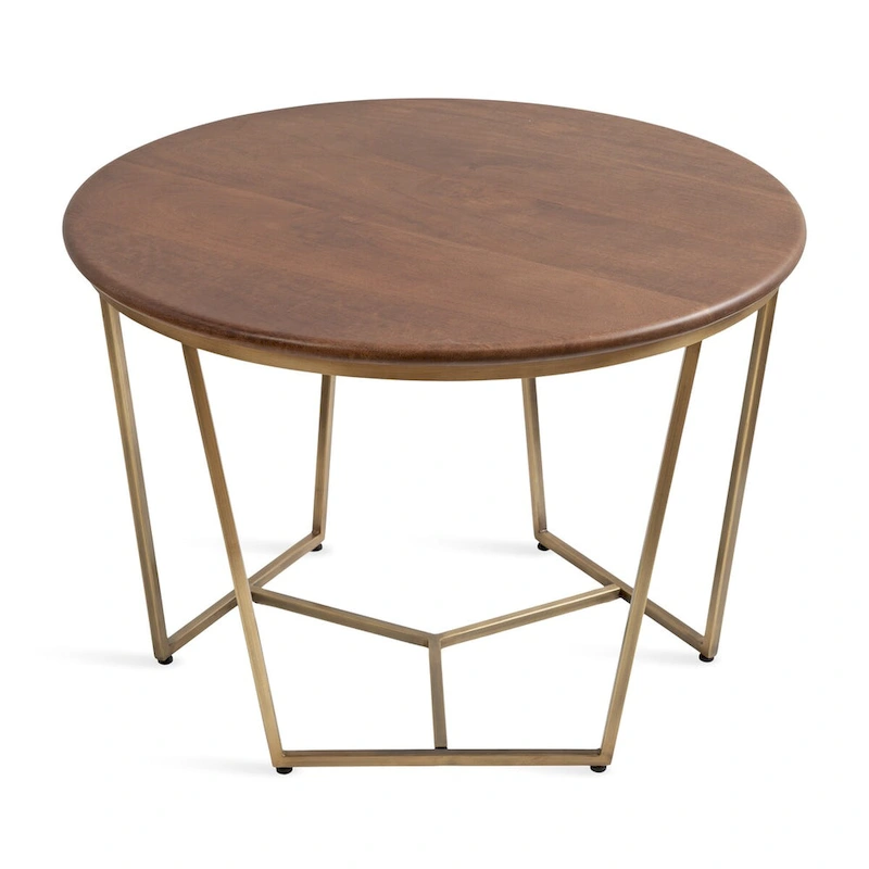 Kate and Laurel Solvay Wood and Metal Coffee Table