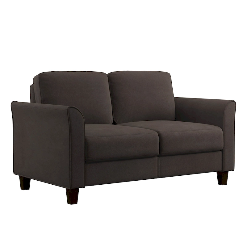 iLounge Waverly Microfiber Loveseat