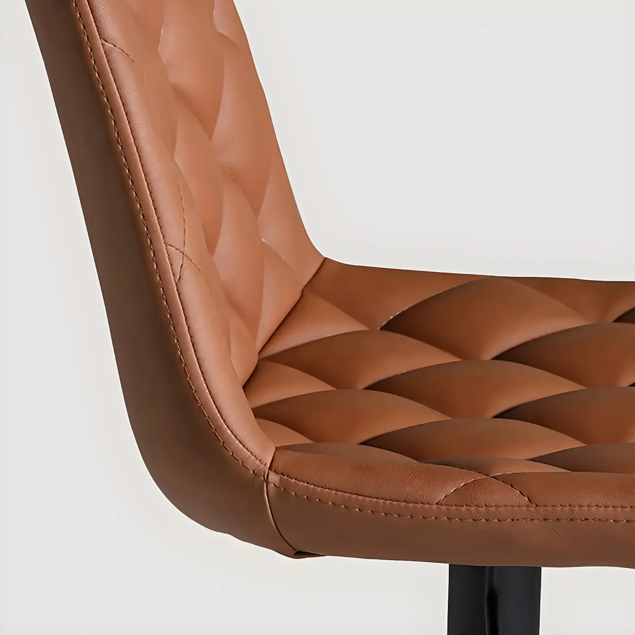 Modern Low Back Cushioned Swivel Adjustable Bar Stool