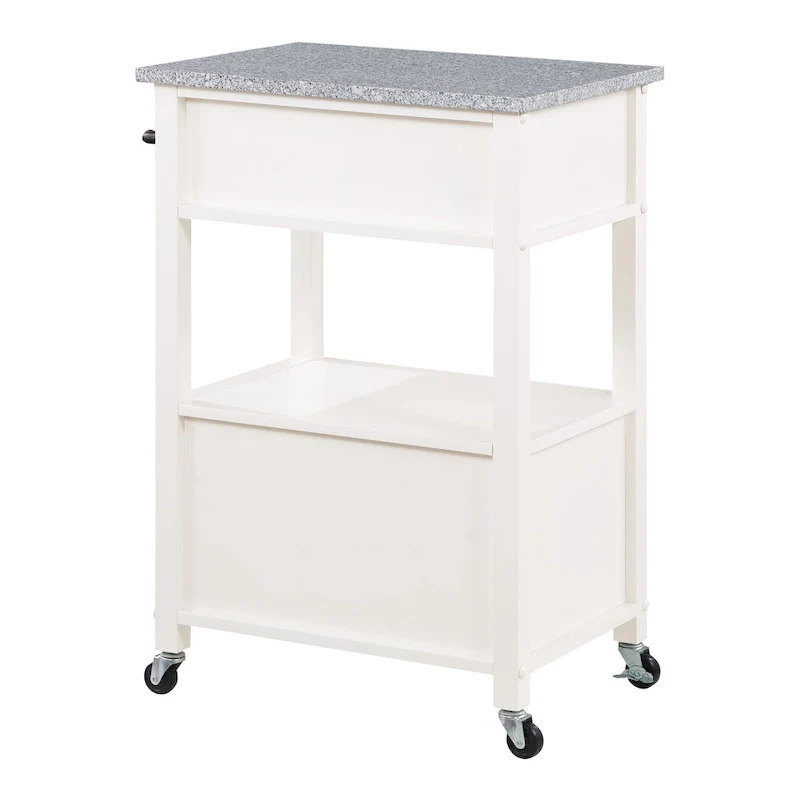 Fairfax Kitchen Cart with Granite Top