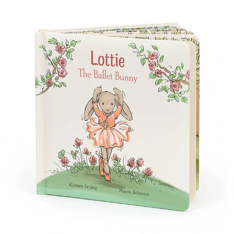 Jellycat Book Lottie The Ballet Bunny Book 19cm
