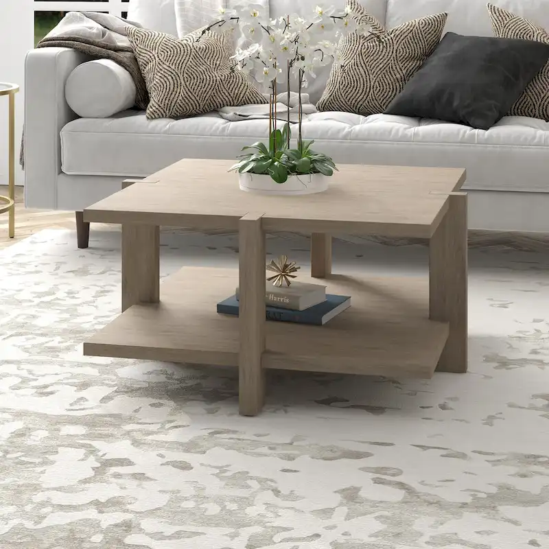 Ingrid 34.66  Wide Square Coffee Table