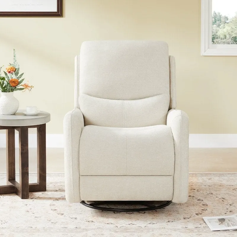 Adalyn Power Swivel Glider Recliner with Lumbar Pillow