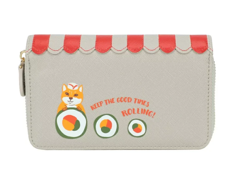 Vendula Sushi - Grey Edition Medium Ziparound Wallet