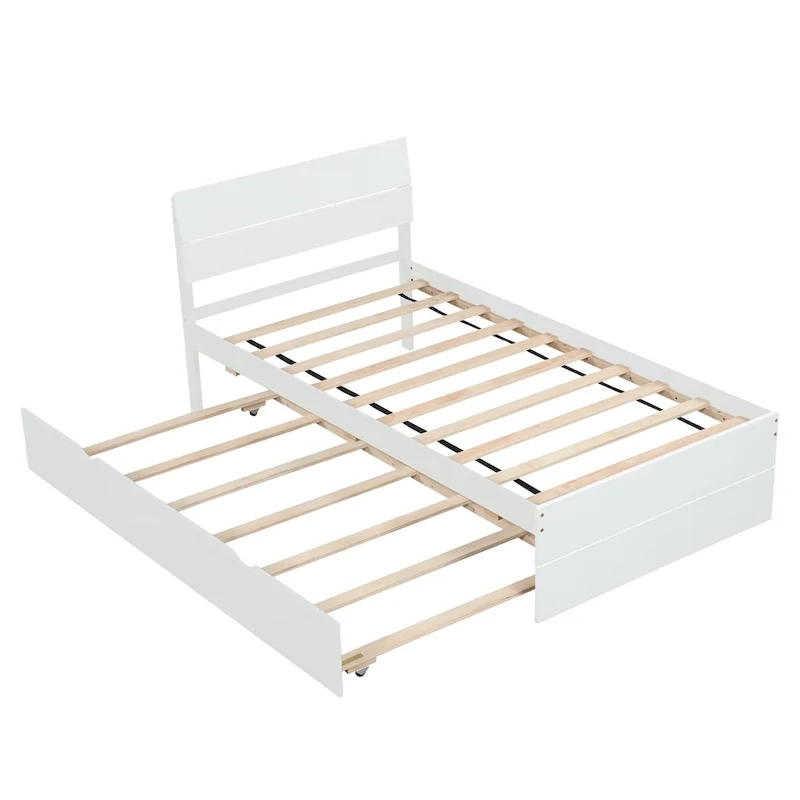 Modern Twin Bed Frame With Trundle