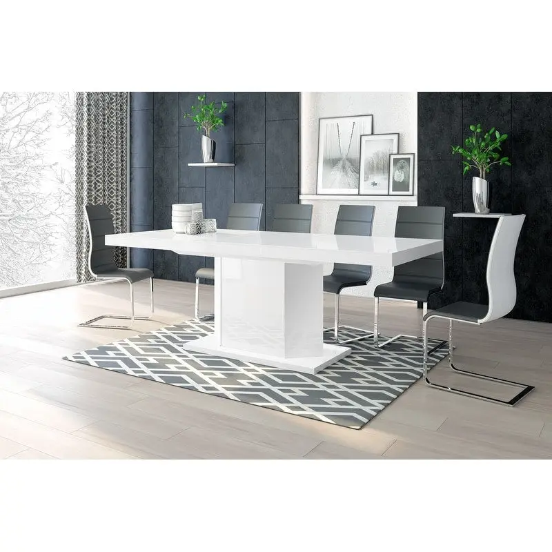 MIAGO Extendable Dining Table with storage