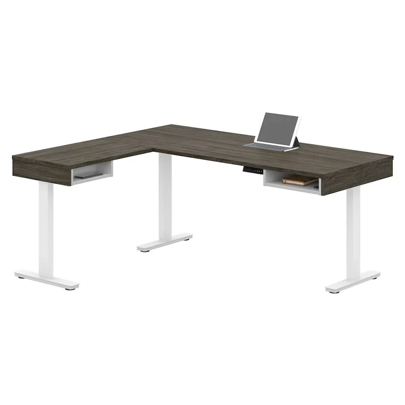 Bestar Pro-Vega Height Adjustable L-Desk