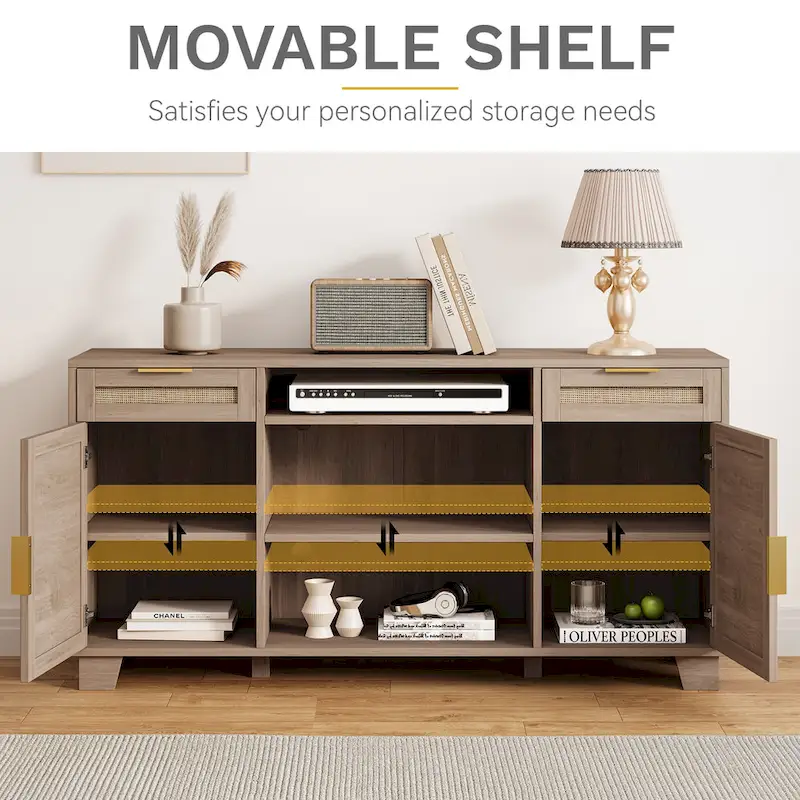 Moasis 58 Rattan TV Stand