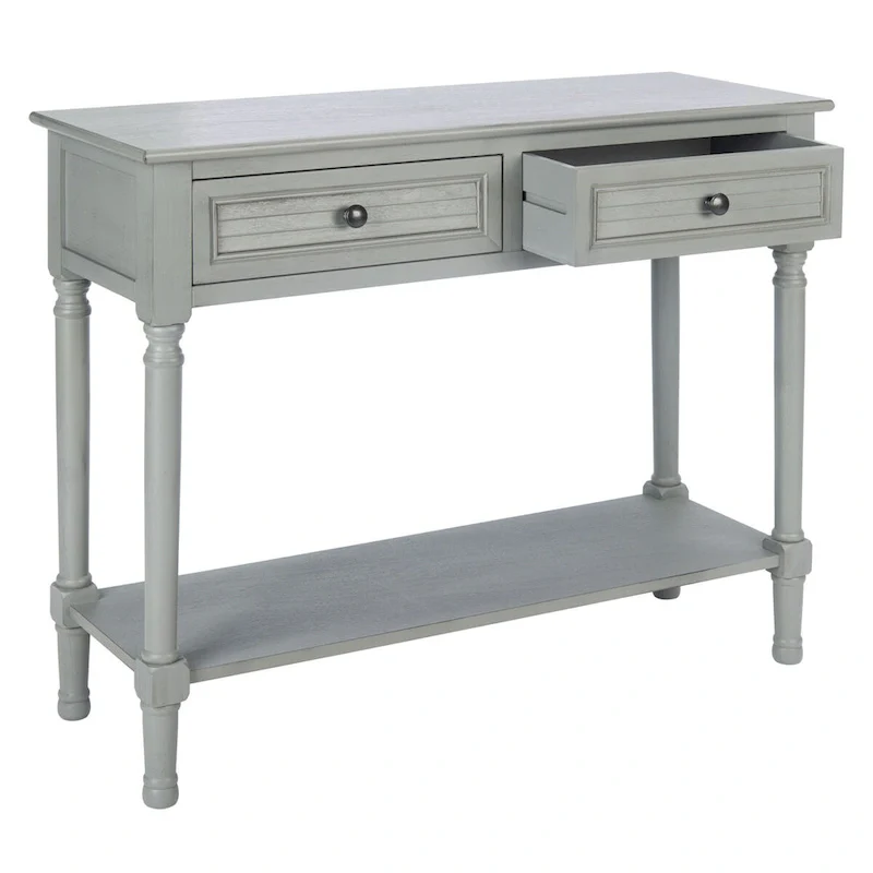 SAFAVIEH Tinnie 2-Drawer Console Table - 36 W x 13 L x 29.5 H - 36Wx13Dx30H