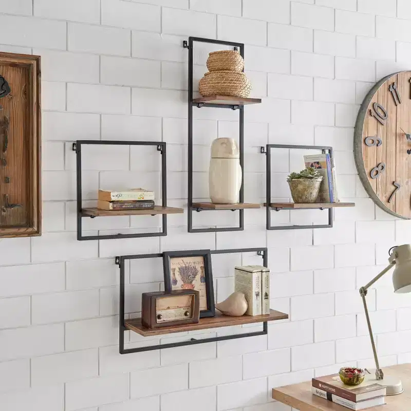 4pc Framed Wall Shelf Set - Danya B.