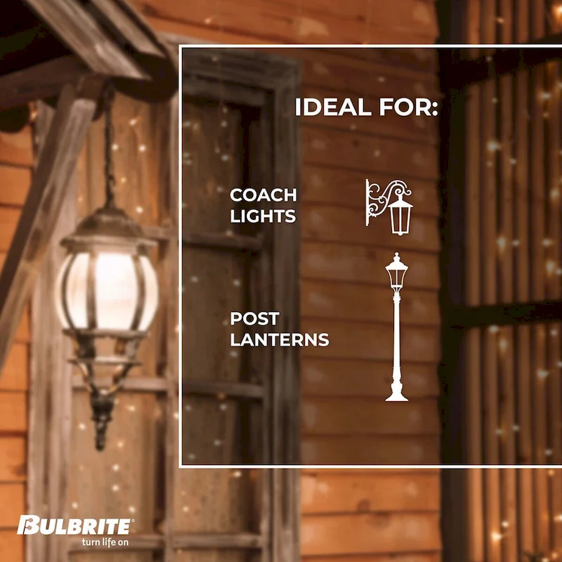 Bulbrite Dusk to Dawn Pack of (4) 9 Watt A19 LED Light Bulb with Frosted Glass Finish and Medium (E26) Base