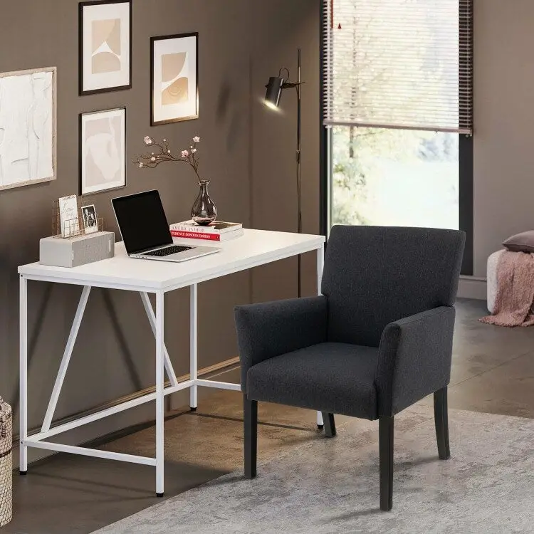 Executive Guest Chair Reception Waiting Room Arm Chair - 27.5 x 23 x 35.5 (L x W x H)