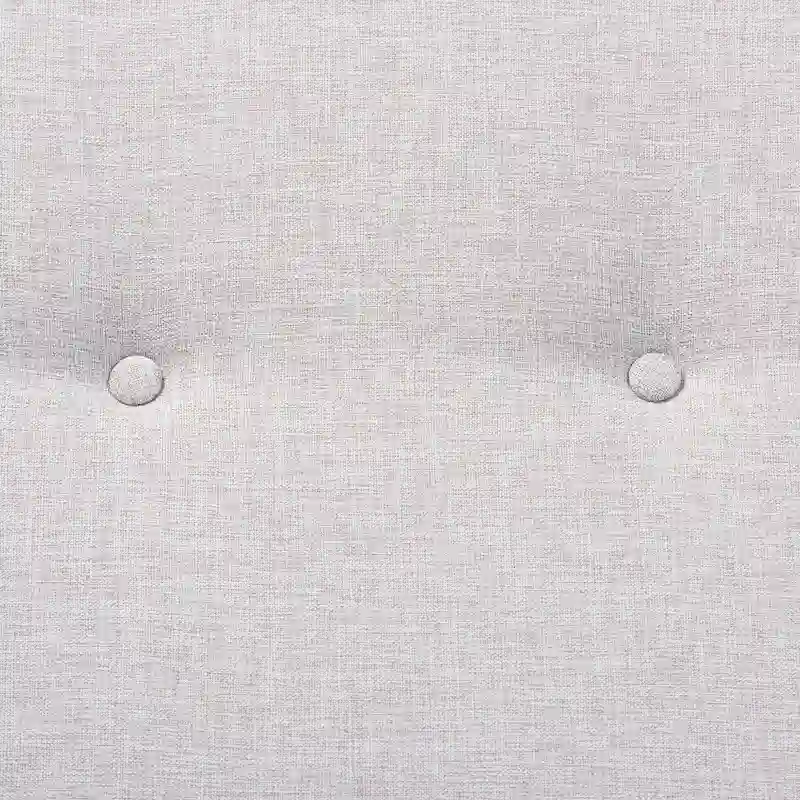 Mid-Century Modern Fabric Upholstered Walnut Finished Bench - 17.9 High x 48.8 Wide x 18.3 Deep