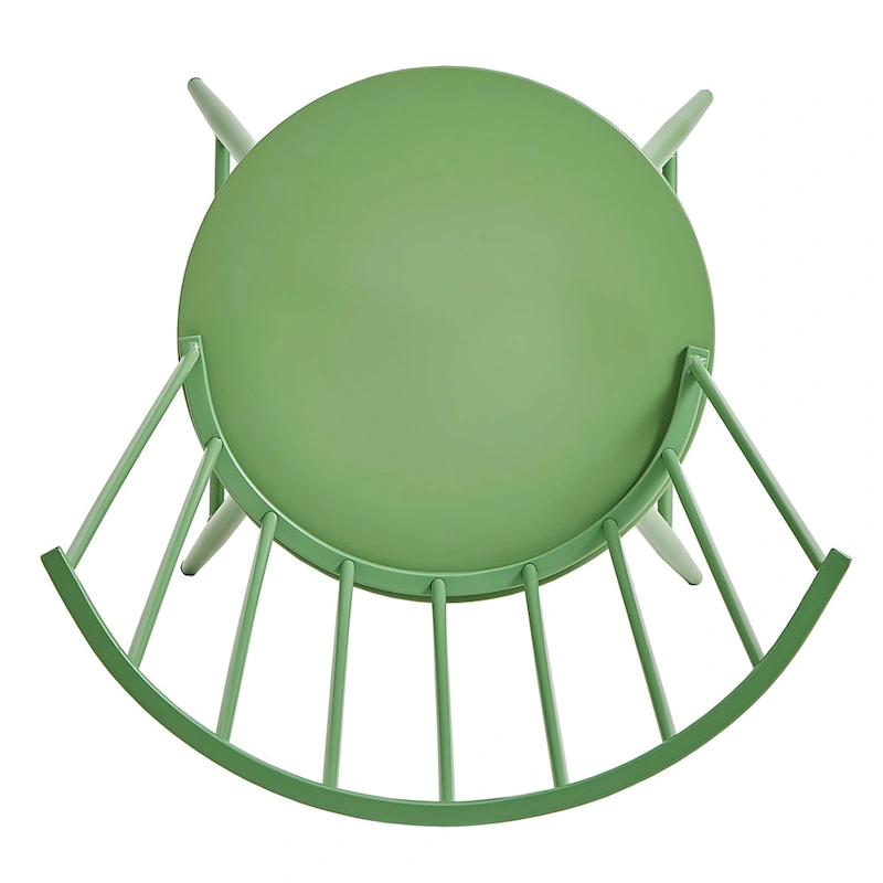 Truman High Back Metal and Wood Spindle Dining Chair (Set of 2) by iNSPIRE Q Modern