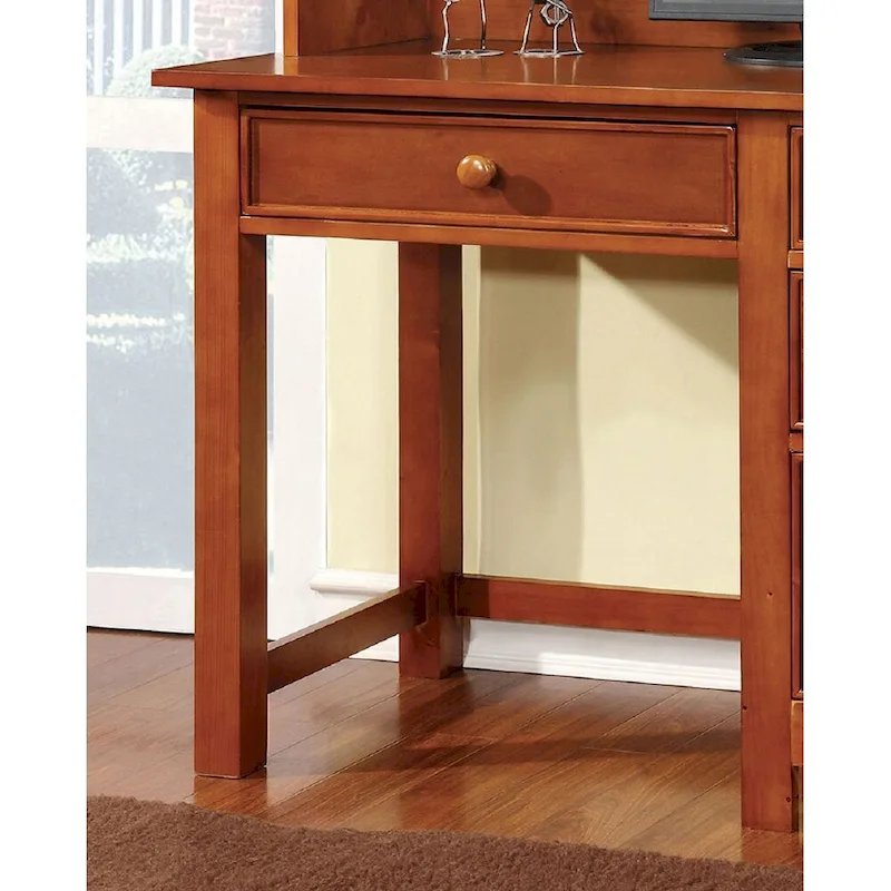 Wooden Desk with Four Drawers