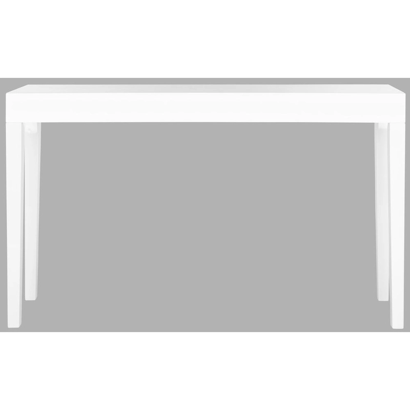 SAFAVIEH Bonny White Lacquer Console Table - 51.2  W x 13.4  L x 31.5  H - 51Wx13Dx32H