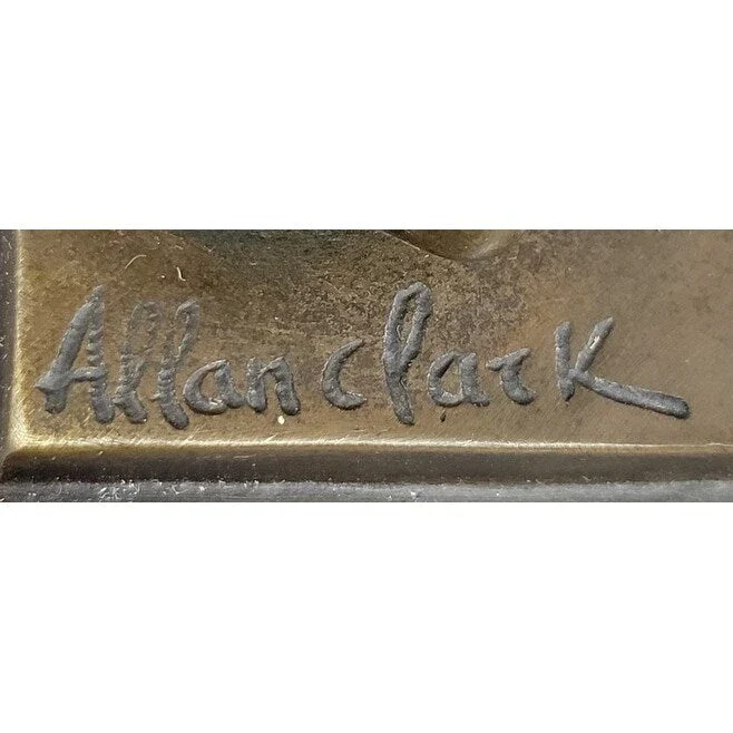 Parvati Exotic Belly Dancer Girl Female Figure Bronze Sculpture By Allan Clark