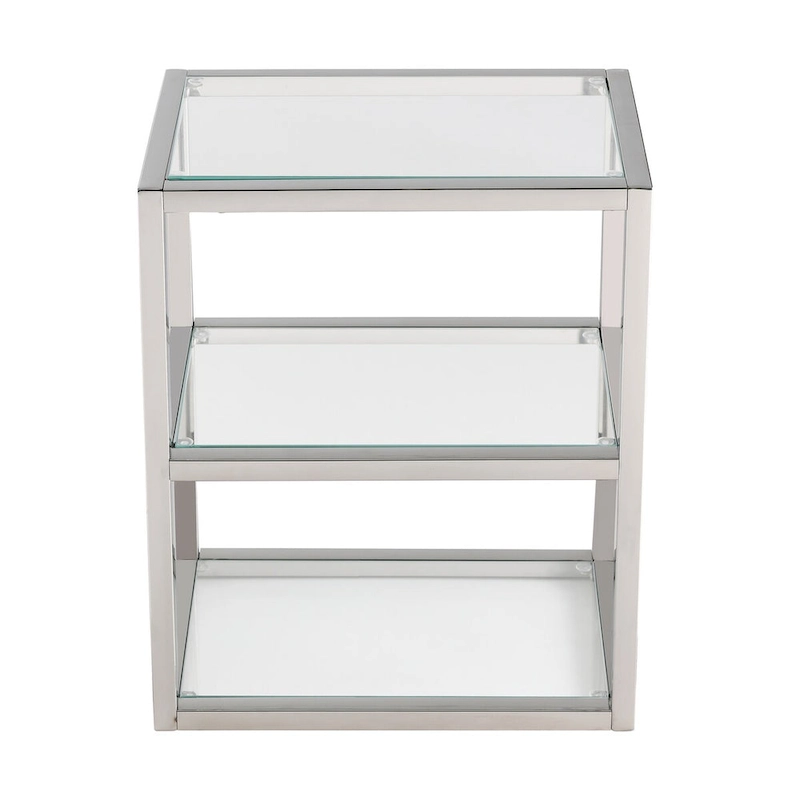 Pierre 16X20X10 Wall-Mounted Linen Cabinet In Chrome