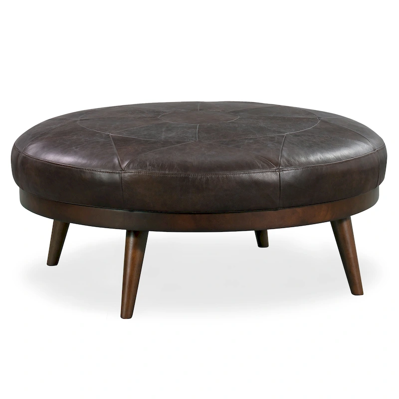 Poly & Bark Gio Ottoman - Full Grain Genuine Italian Leather