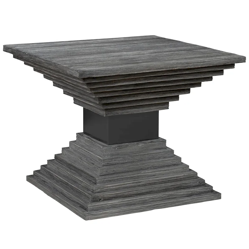 Uttermost Andes Wooden Geometric Accent Table - 22 W X 18 H X 22 D (in)