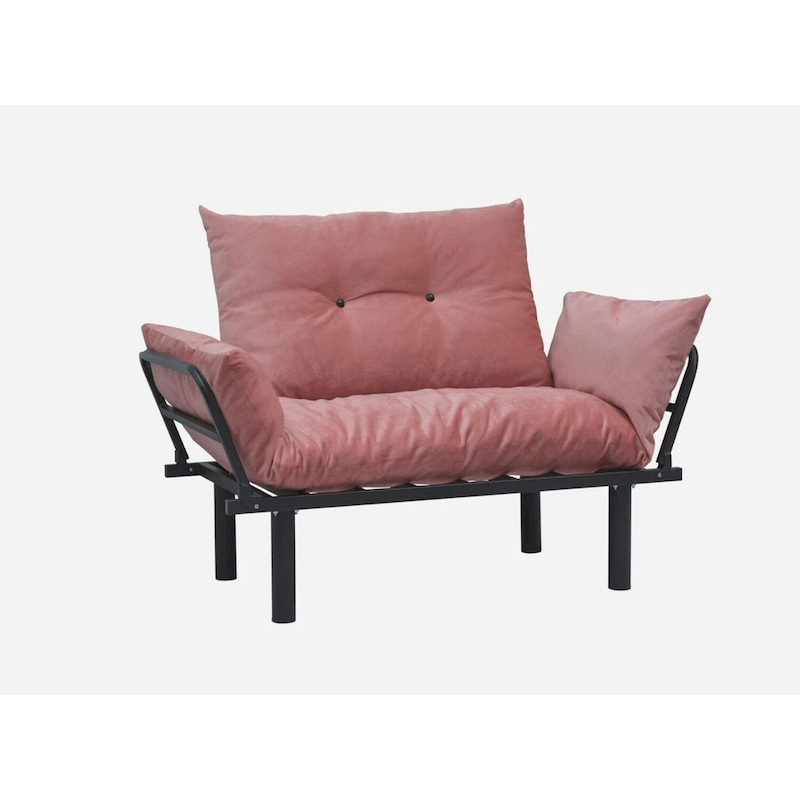 Sadio Metal Frame Loveseat With Removable Cushions