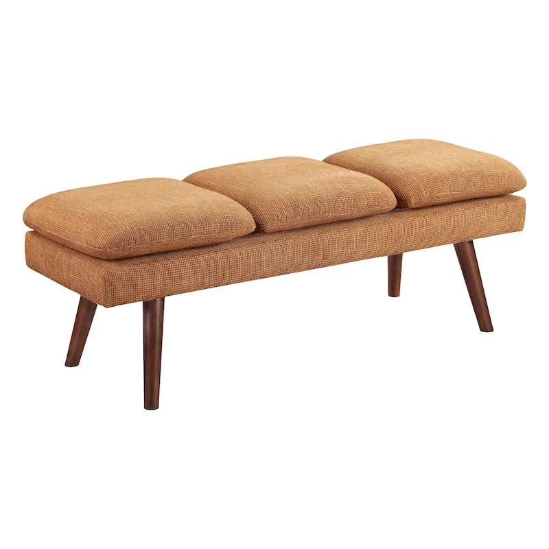 Amanda 54 Mid-Century Bench