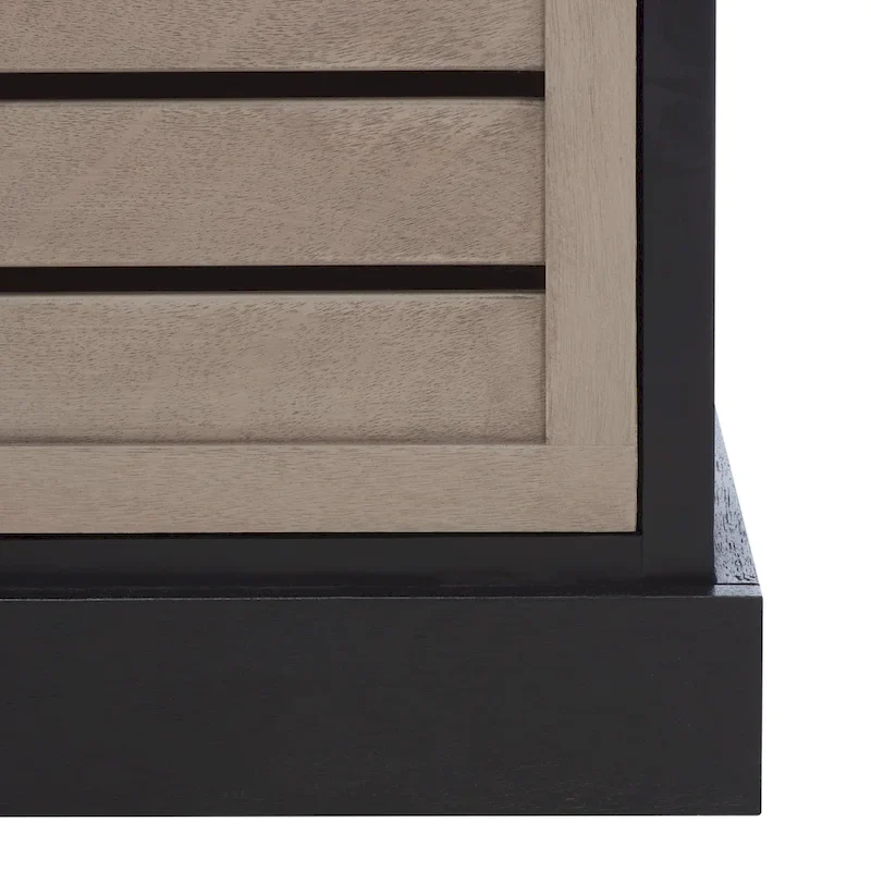 SAFAVIEH Mozella 3-Drawer Cushion Bench - 42 W x 15 D x 20 H - 42Wx15Dx20H