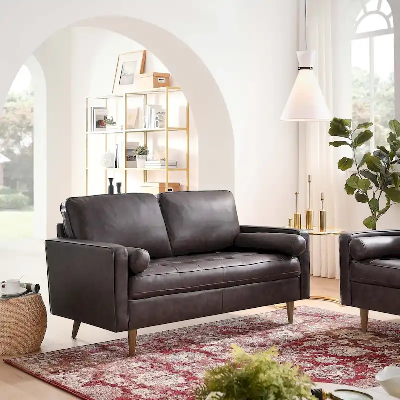 Valour Leather Loveseat