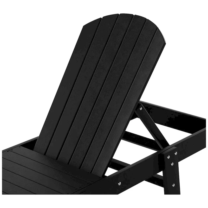 Polytrends Altura Armless Poly Eco-Friendly All Weather Reclining Chaise Lounge (Set of 2)